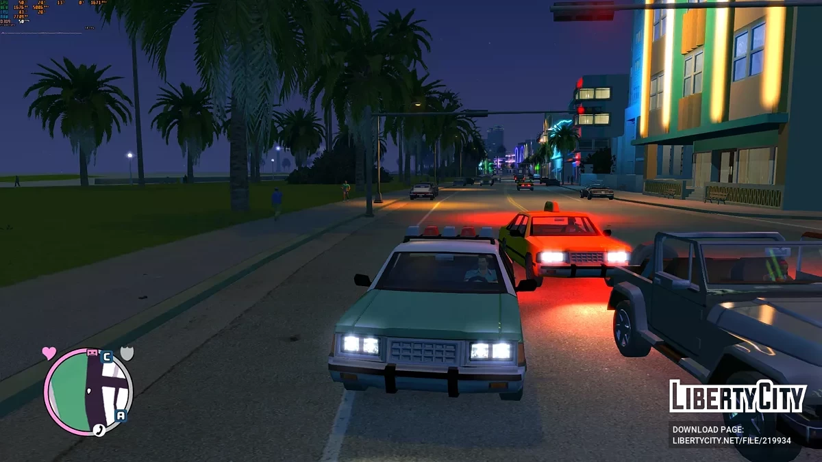 Мой личный ретекстур авто для GTA Vice City Nextgen Edition / GTA 4