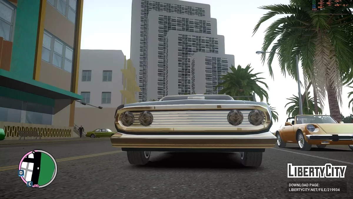 Мой личный ретекстур авто для GTA Vice City Nextgen Edition / GTA 4