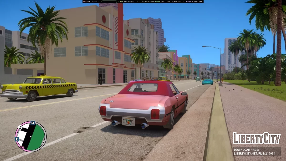 Мой личный ретекстур авто для GTA Vice City Nextgen Edition / GTA 4