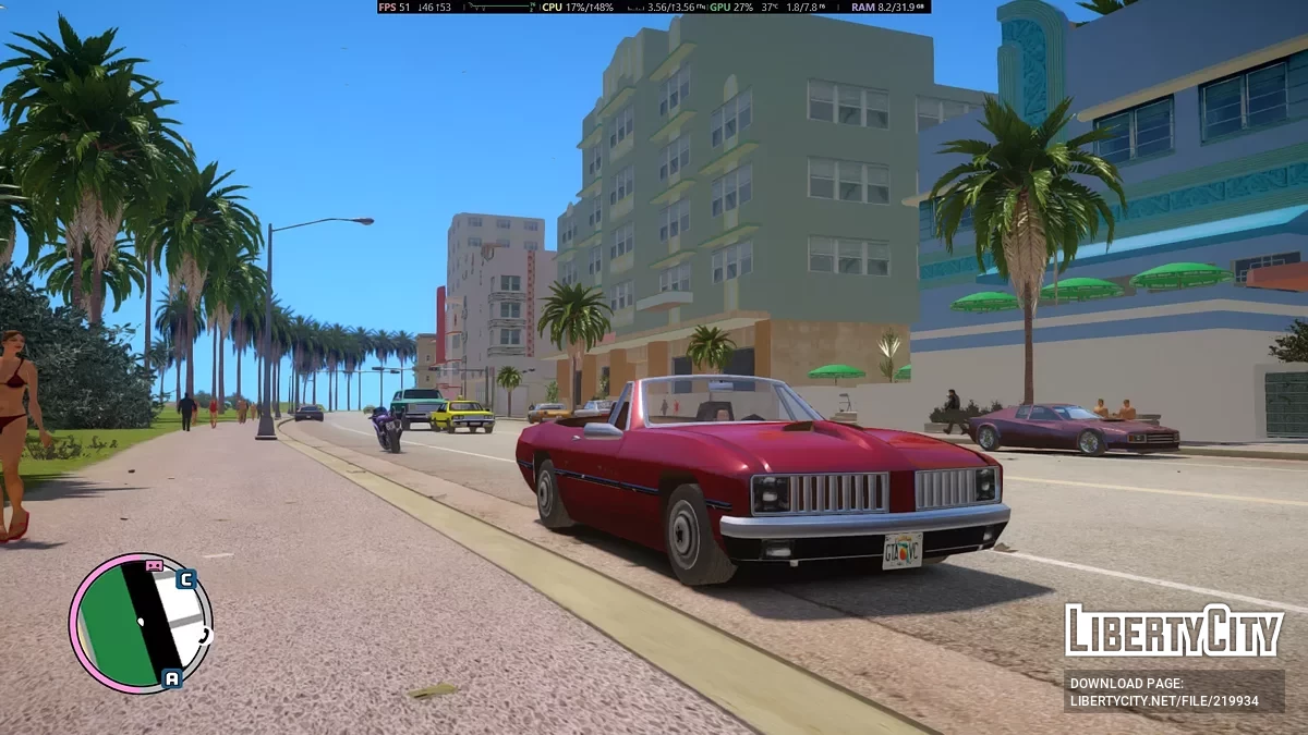 Мой личный ретекстур авто для GTA Vice City Nextgen Edition / GTA 4