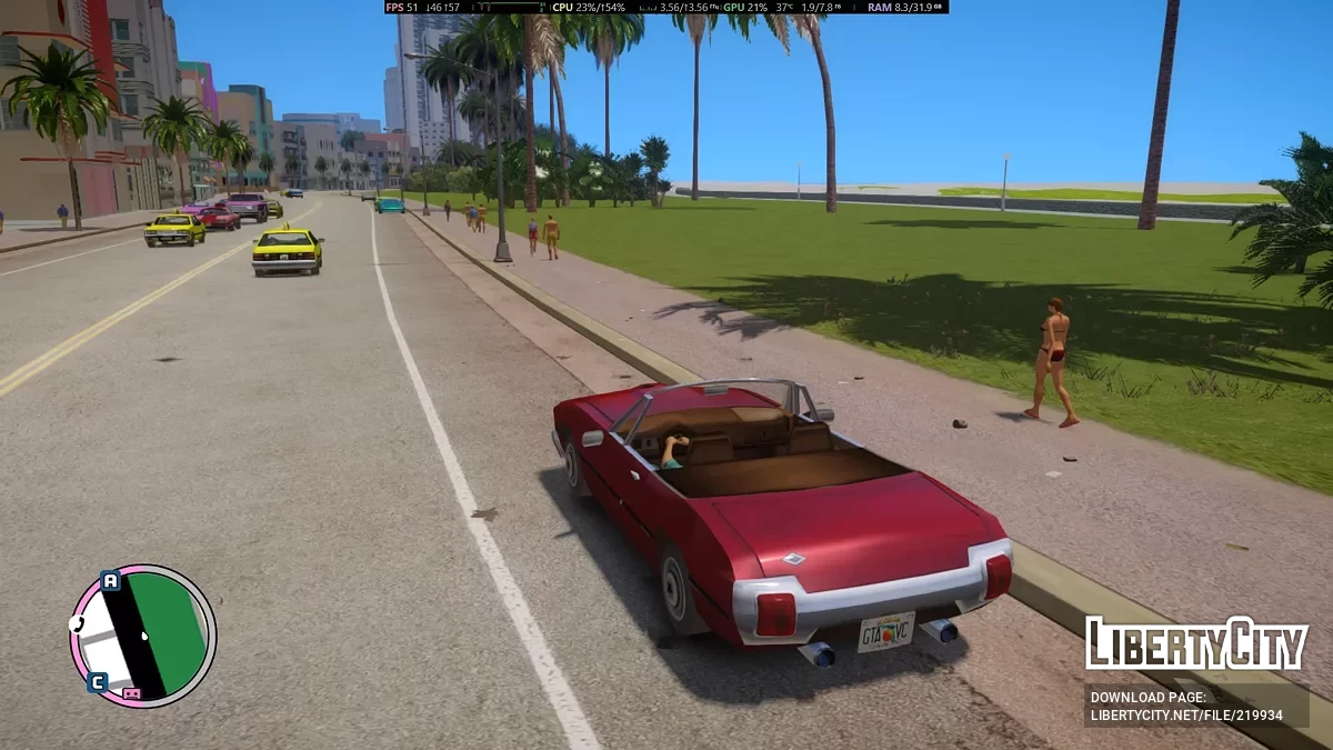 Мой личный ретекстур авто для GTA Vice City Nextgen Edition / GTA 4