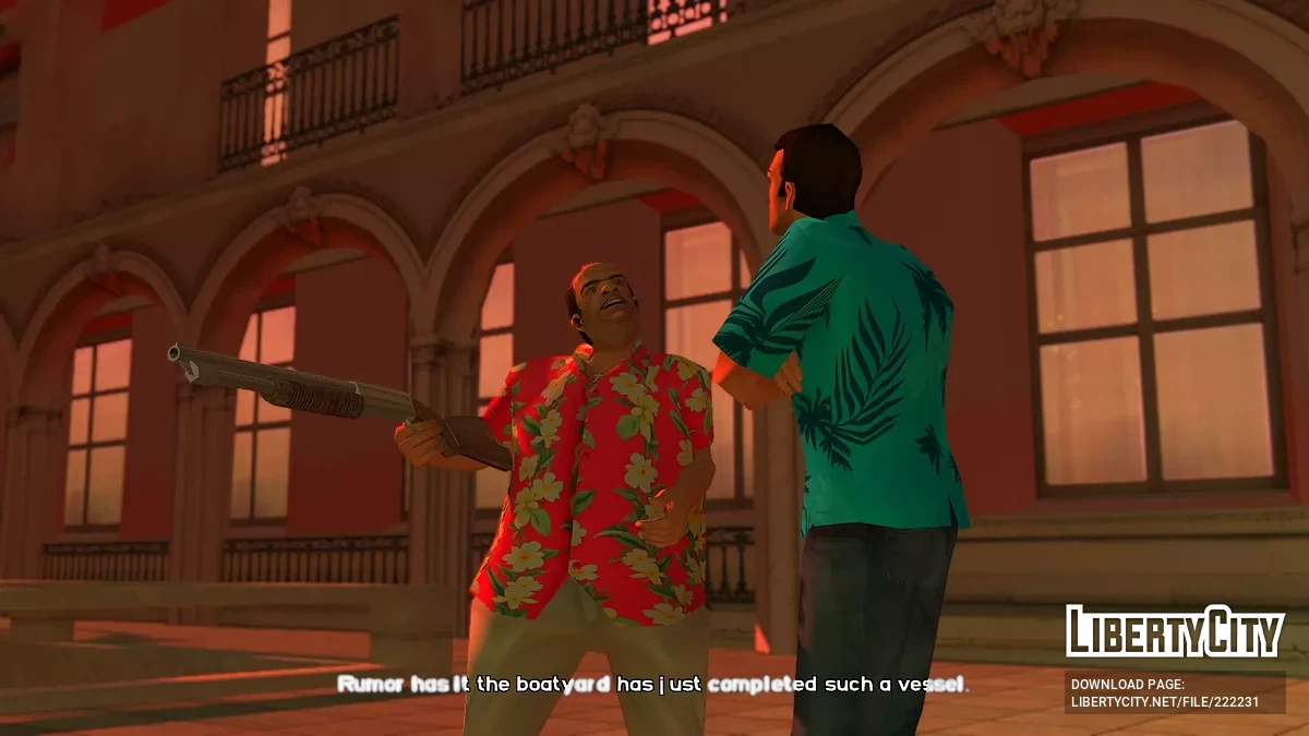 Ретекстур катсцен для Vice City Nextgen Edition / GTA 4