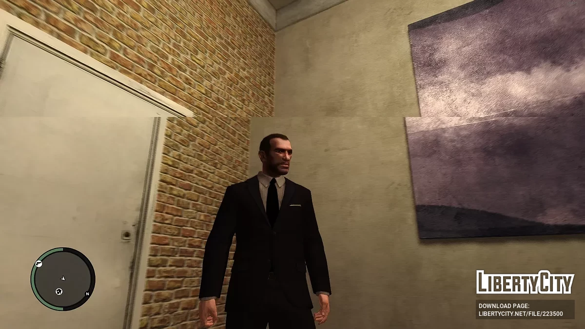 Улучшенные текстуры для Нико Беллика с помощью нейросети (4K) / GTA 4