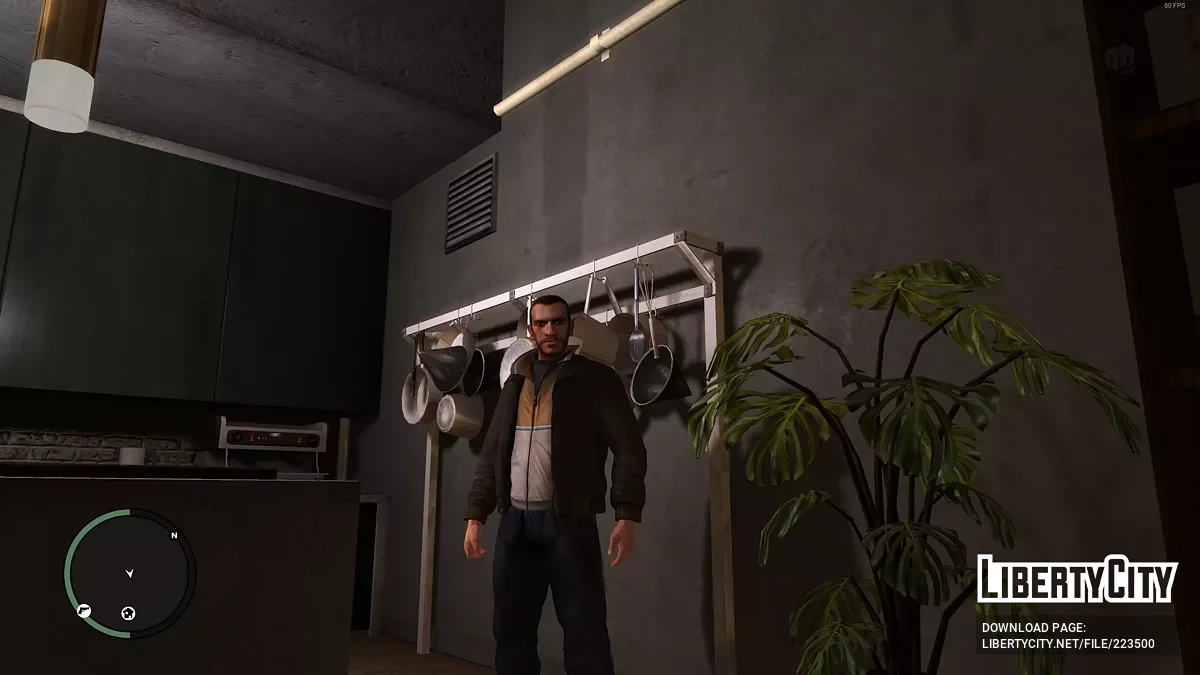 Улучшенные текстуры для Нико Беллика с помощью нейросети (4K) / GTA 4
