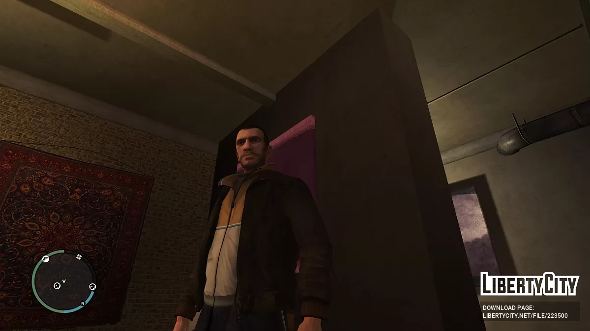 Улучшенные текстуры для Нико Беллика с помощью нейросети (4K) / GTA 4