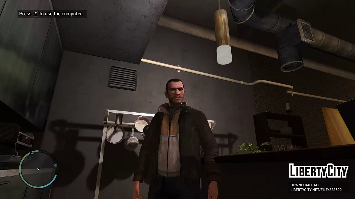 Улучшенные текстуры для Нико Беллика с помощью нейросети (4K) / GTA 4