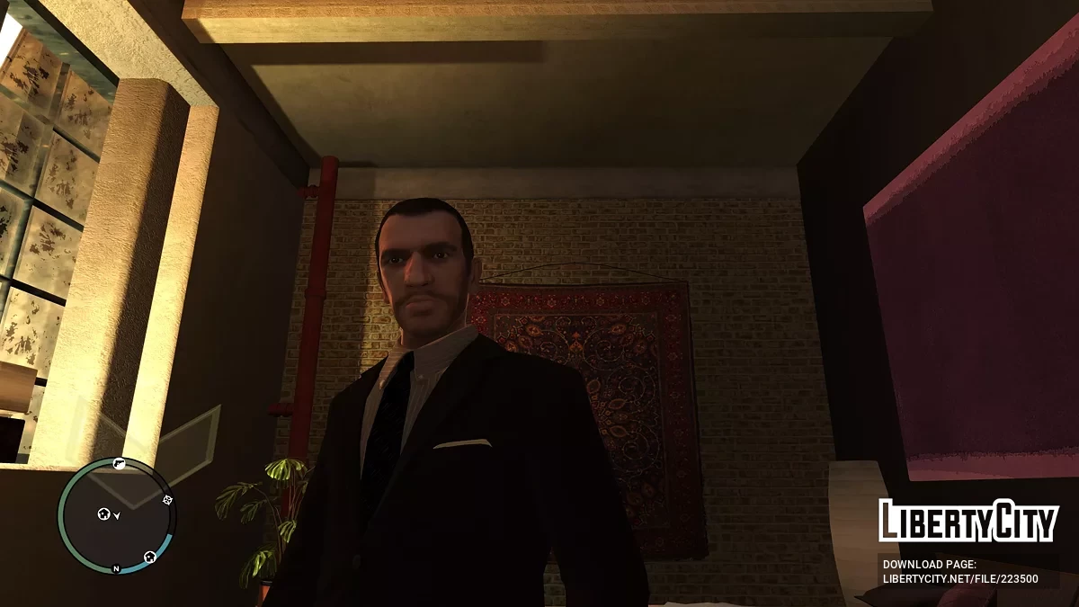 Улучшенные текстуры для Нико Беллика с помощью нейросети (4K) / GTA 4