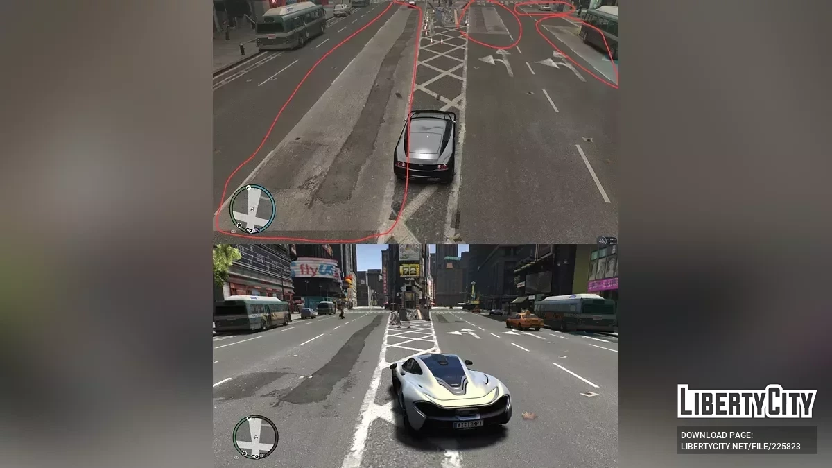 Обновленные текстуры дорог / GTA 4