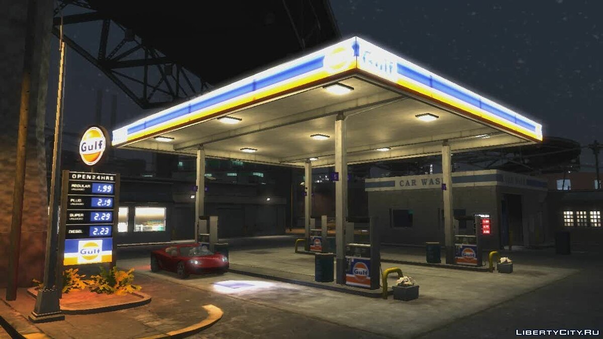 Карта gas station