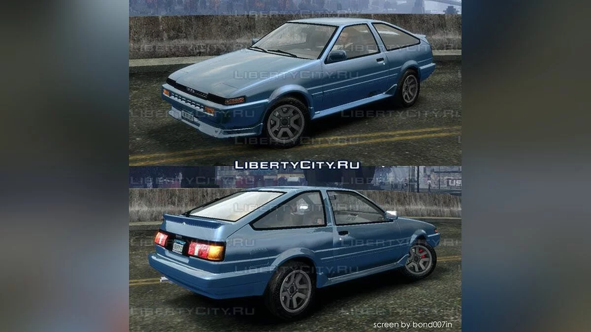 Toyota Corolla AE86 [EPM] v.3.4 / GTA 4