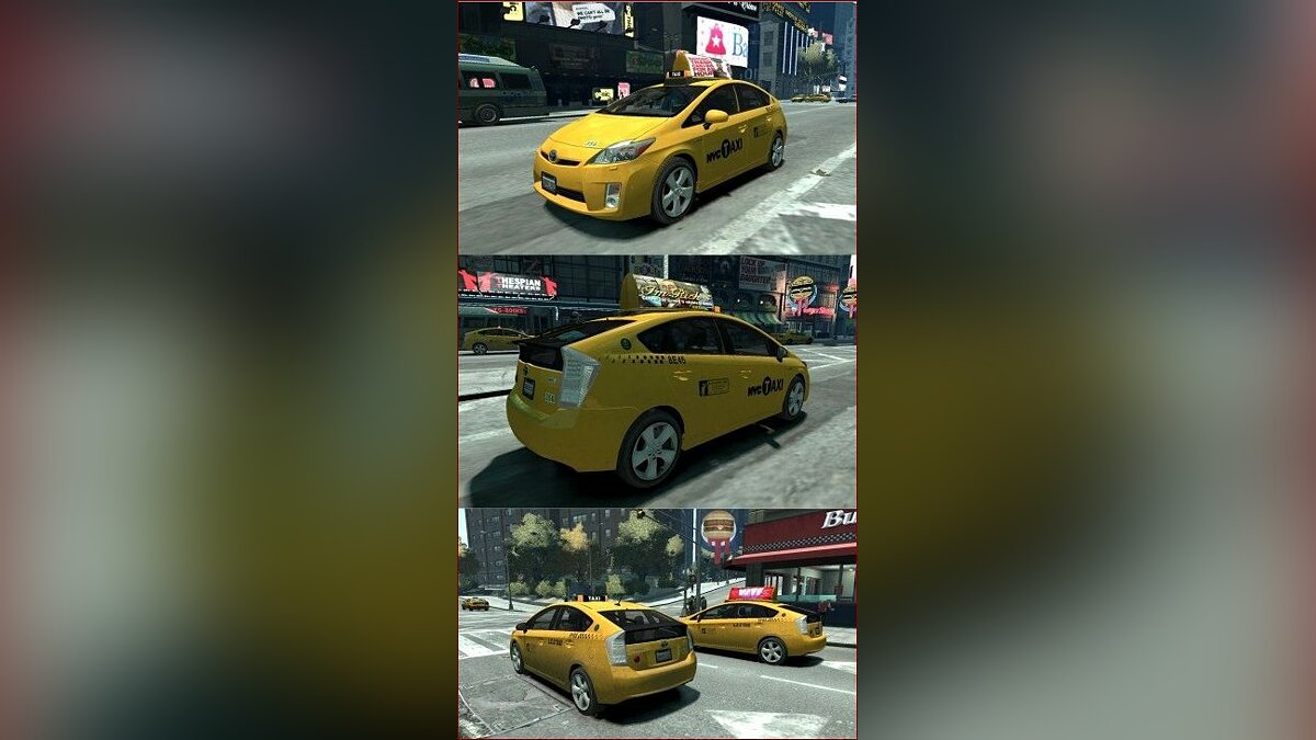 Скачать 2011 Toyota Prius NYC & LCC Taxi для GTA 4