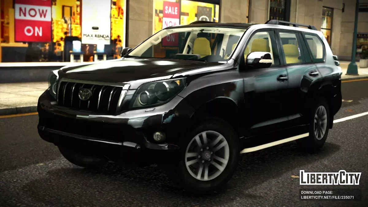 Toyota Land Cruiser PRADO 150 [Addon / Moving Steering Wheel / LQ / HQ] / GTA 4