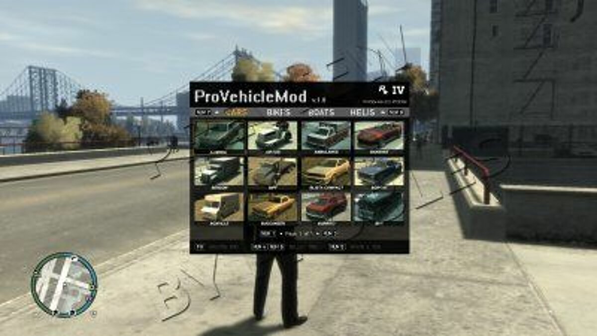 ProVehicleMod 1.0.1 для GTA 4 - Картинка #1