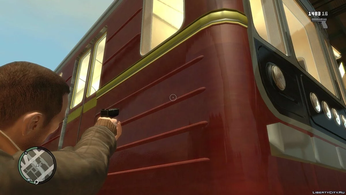 Метровагон 81-717 "Красная стрела" / GTA 4