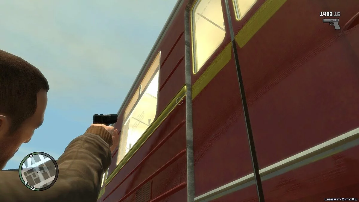 Метровагон 81-717 "Красная стрела" / GTA 4