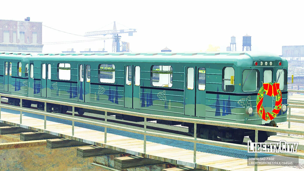 Метровагон ЕЖ 3 «Новогодний» / GTA 4