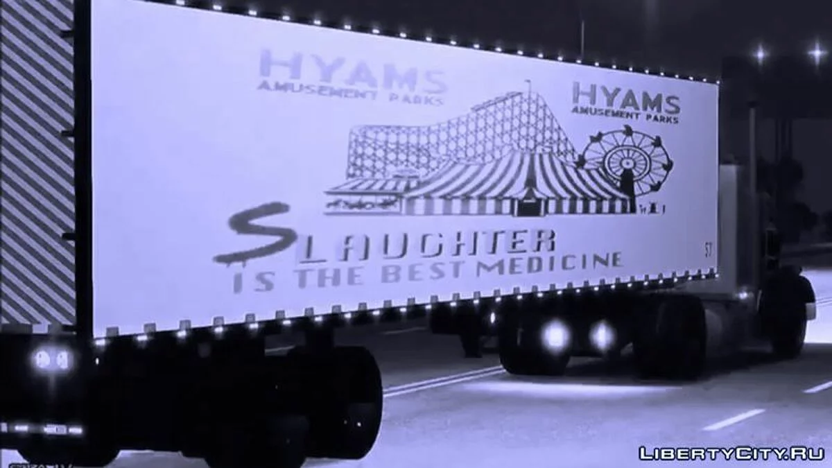 Dark Knight Joker Truck + Trailer / GTA 4