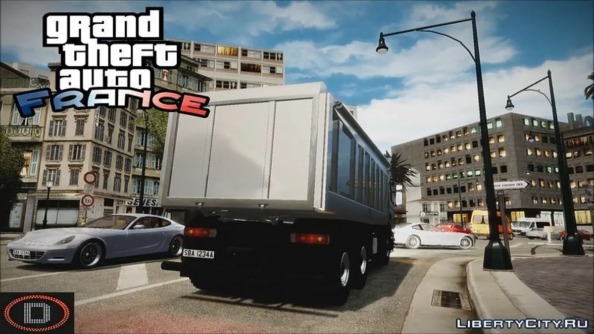 Scania P420 Dumper 8X2 truck  / GTA 4
