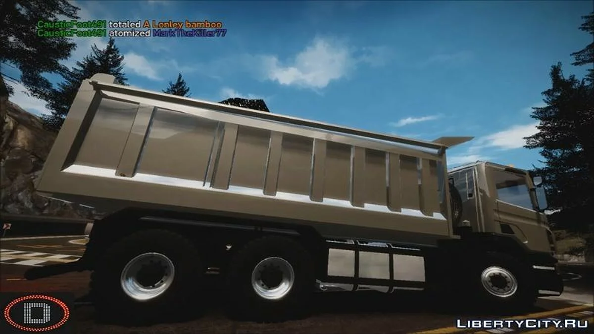 Scania P420 Dumper 8X2 truck  / GTA 4