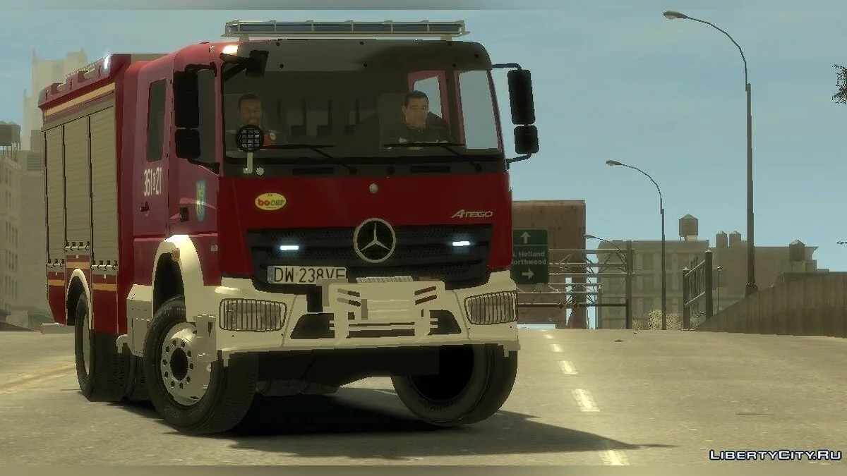 Mercedes-Benz Atego 1530 Firetruck / GTA 4