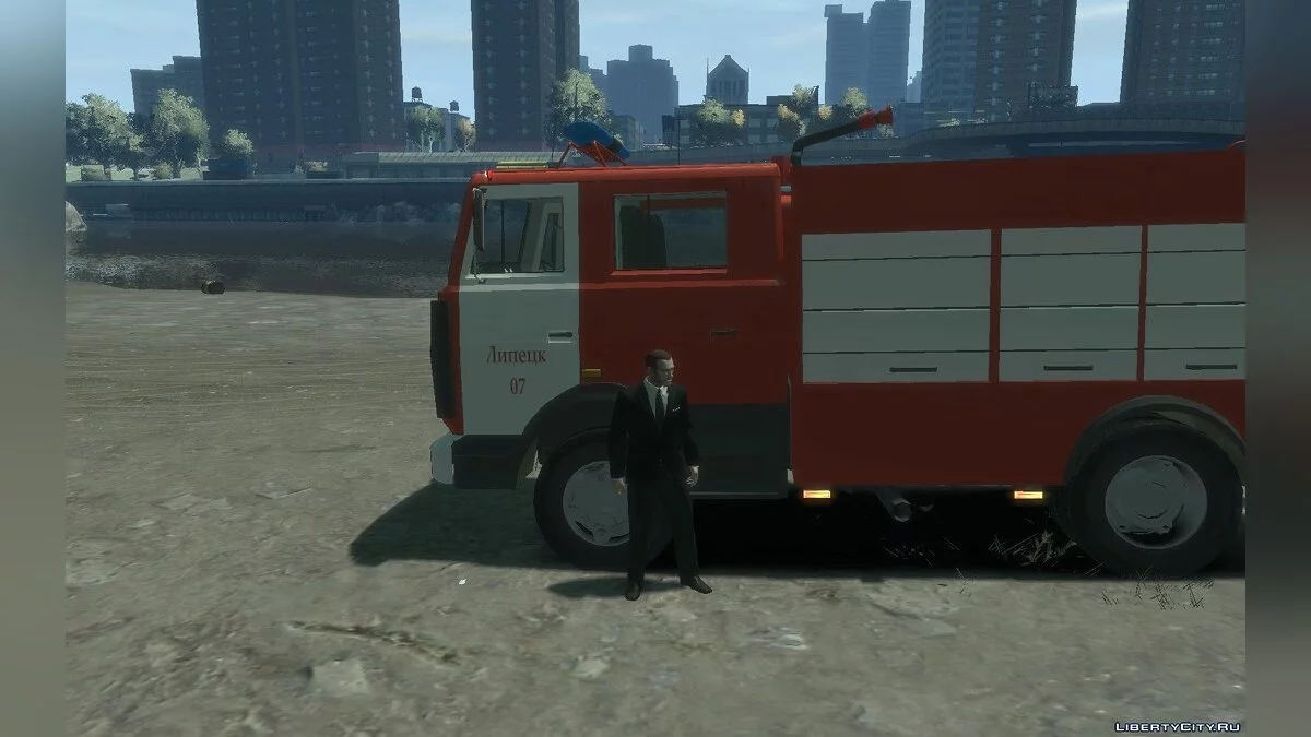 МАЗ 533702 пожарный / GTA 4