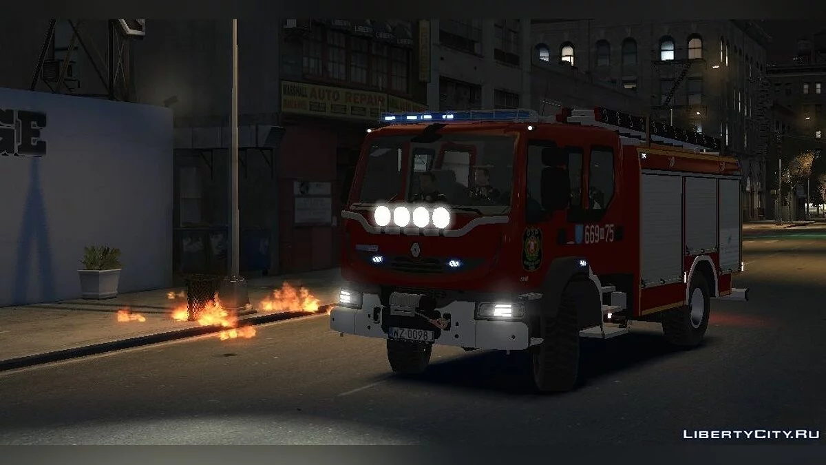 Renault Midlum 300.14 dXi Firetruck / GTA 4