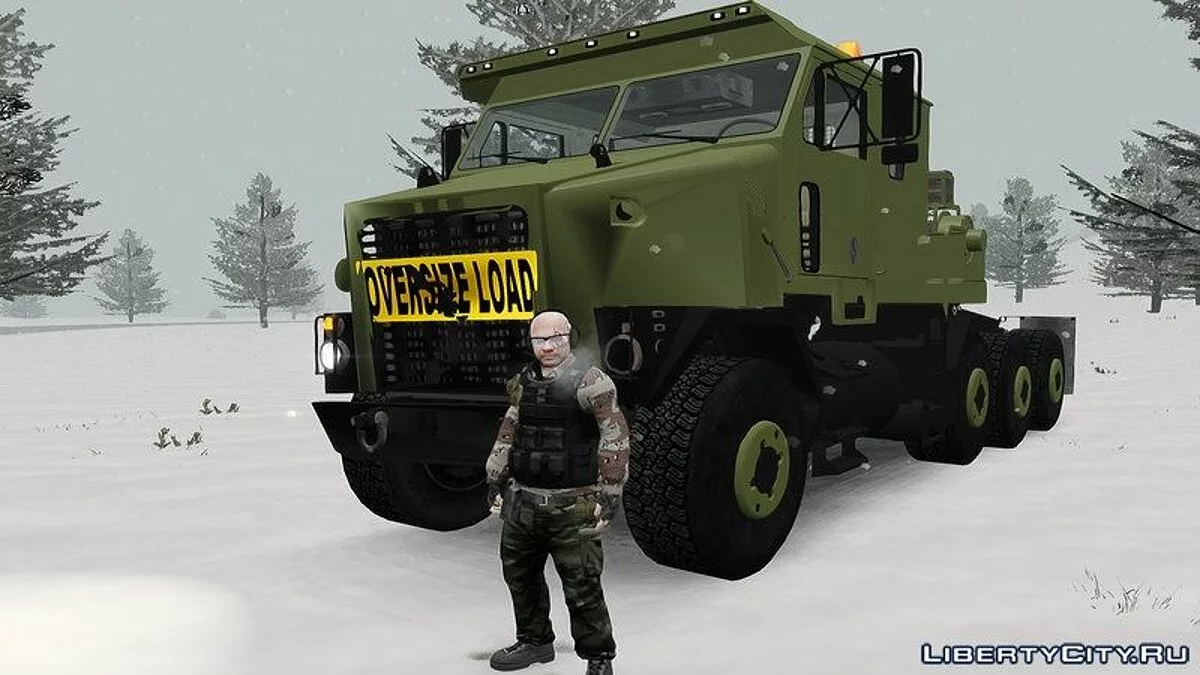 OShkosh M1070 HET USA Military Transport truck 2.0 / GTA 4