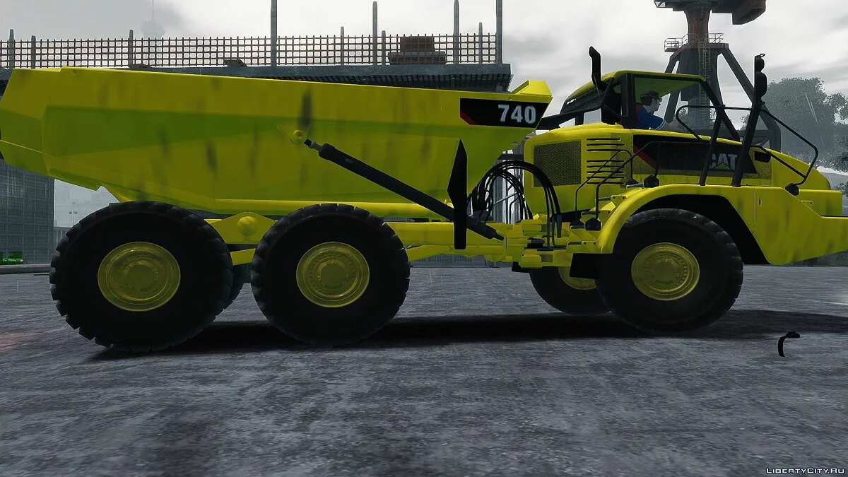 CAT 740 Аrticulated Dumper v1.0 / GTA 4