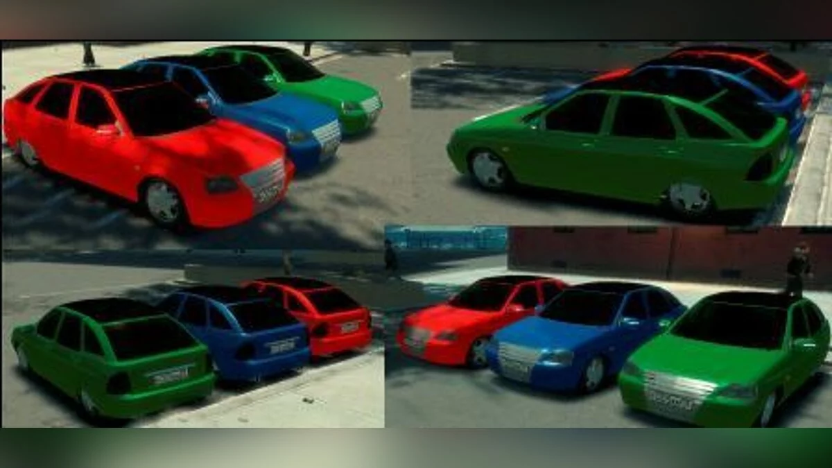 Приора Хетчбэк даг тюнинг 2,0 / GTA 4