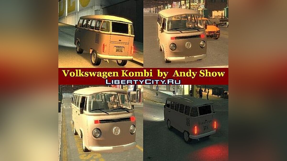 Volkswagen Kombi Bus для GTA 4 - Картинка #1