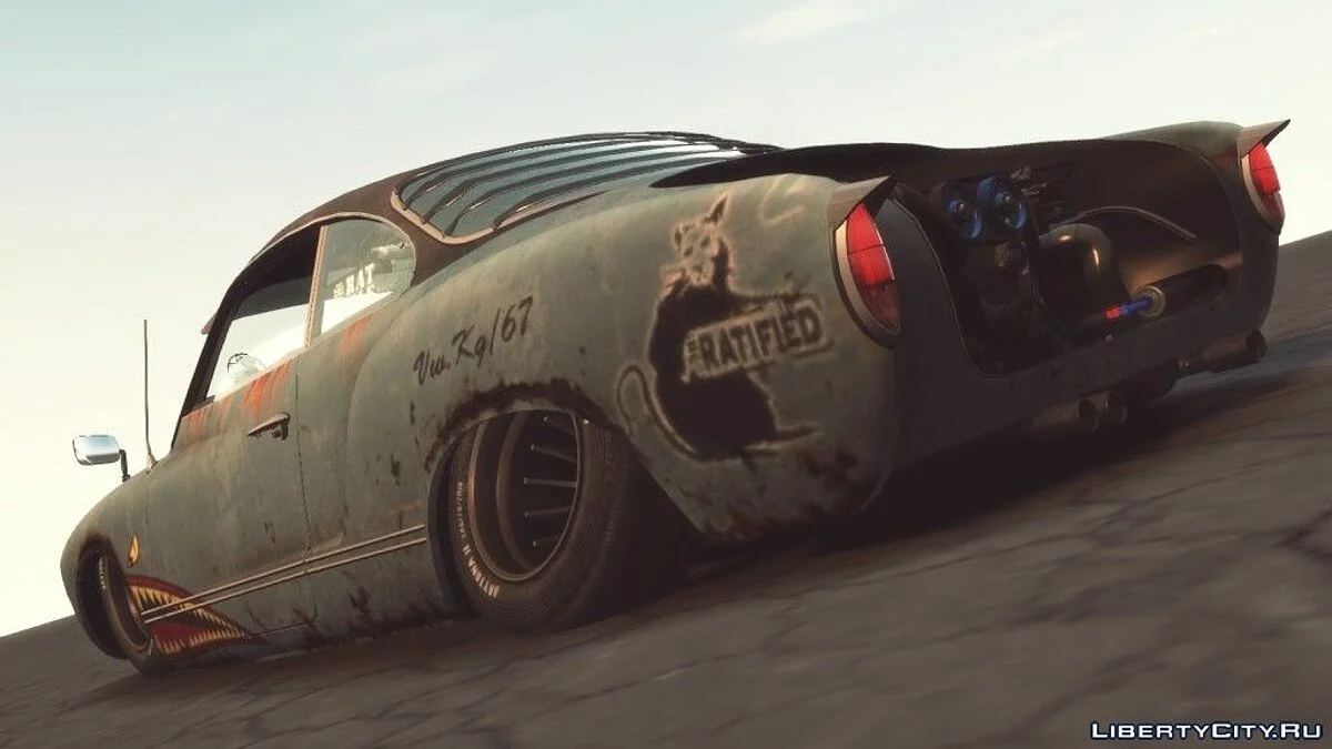 Volkswagen Karmann Ghia 67 (Slammed Rat)  / GTA 4