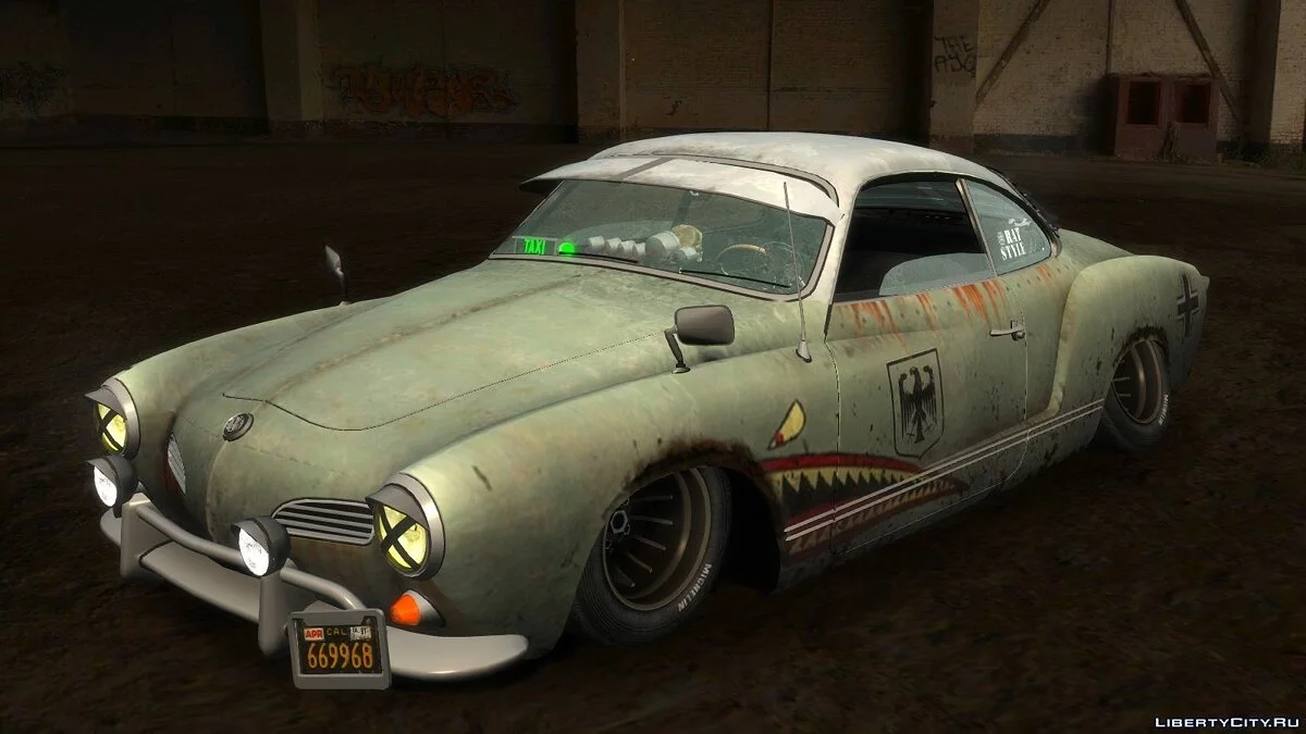 Volkswagen Karmann Ghia 67 (Slammed Rat) / GTA 4