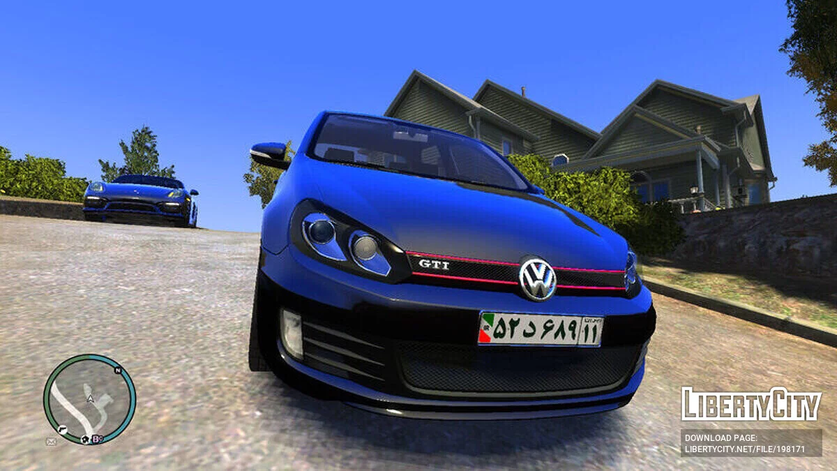 2010 Volkswagen Golf GTI Iran License plate / GTA 4