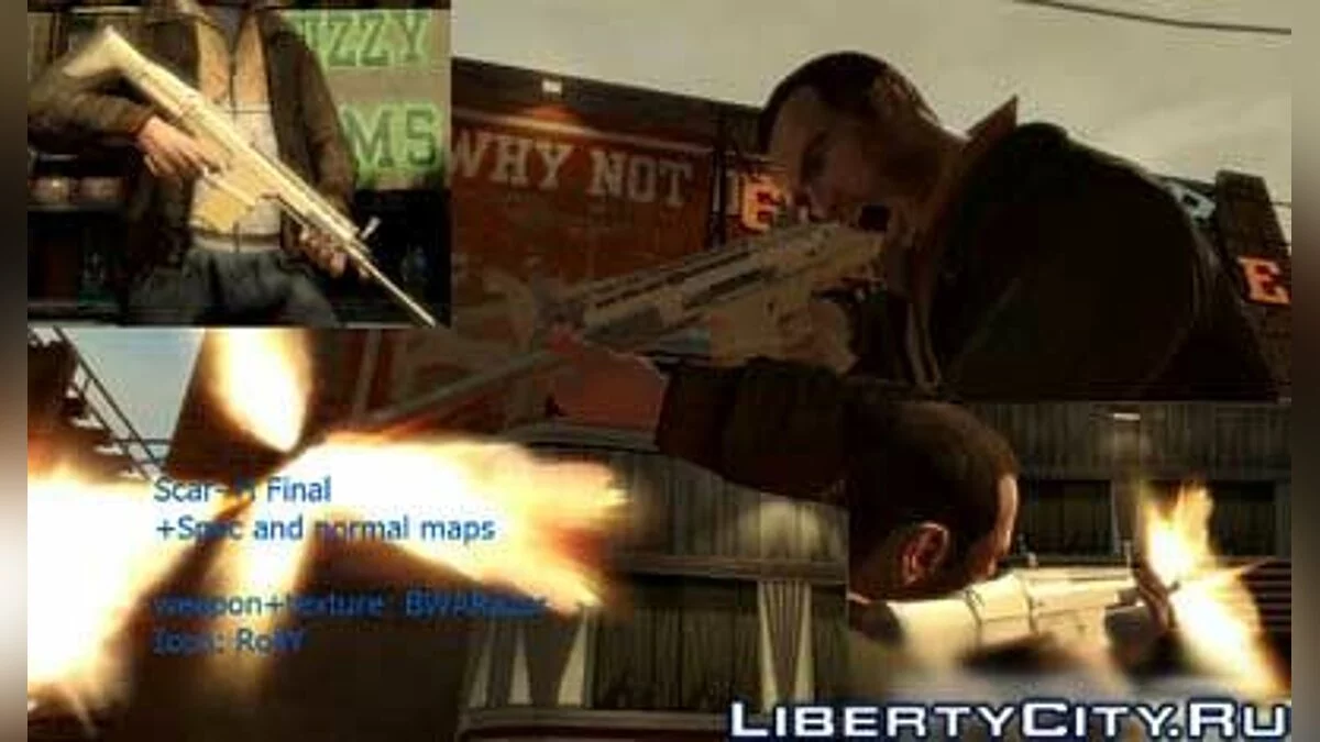 Scar-H BWARazor Final / GTA 4