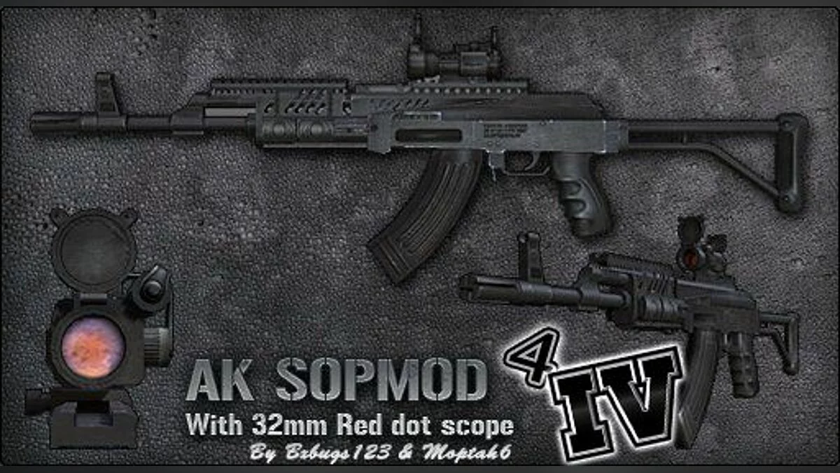 AK sopmod / GTA 4