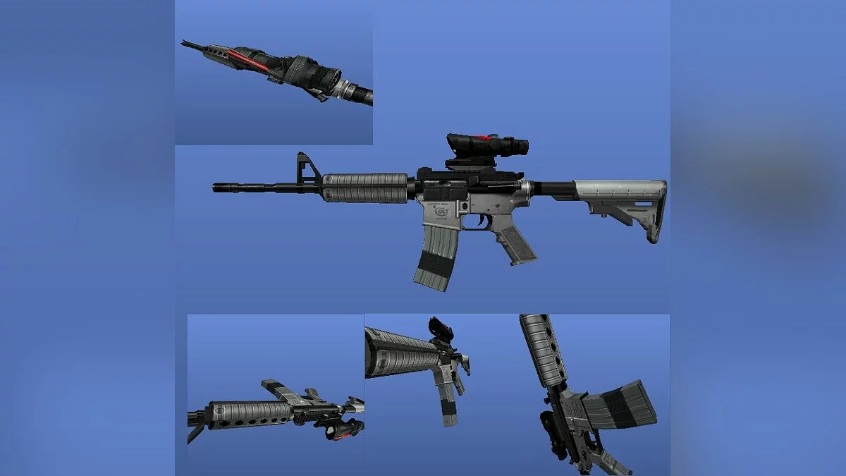CoD MW2 M4A1 Scoped v3 / GTA 4