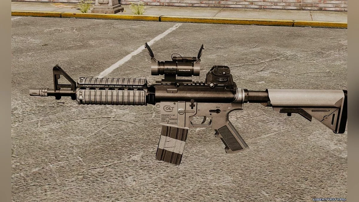 Автоматический карабин М4 CQBR / GTA 4
