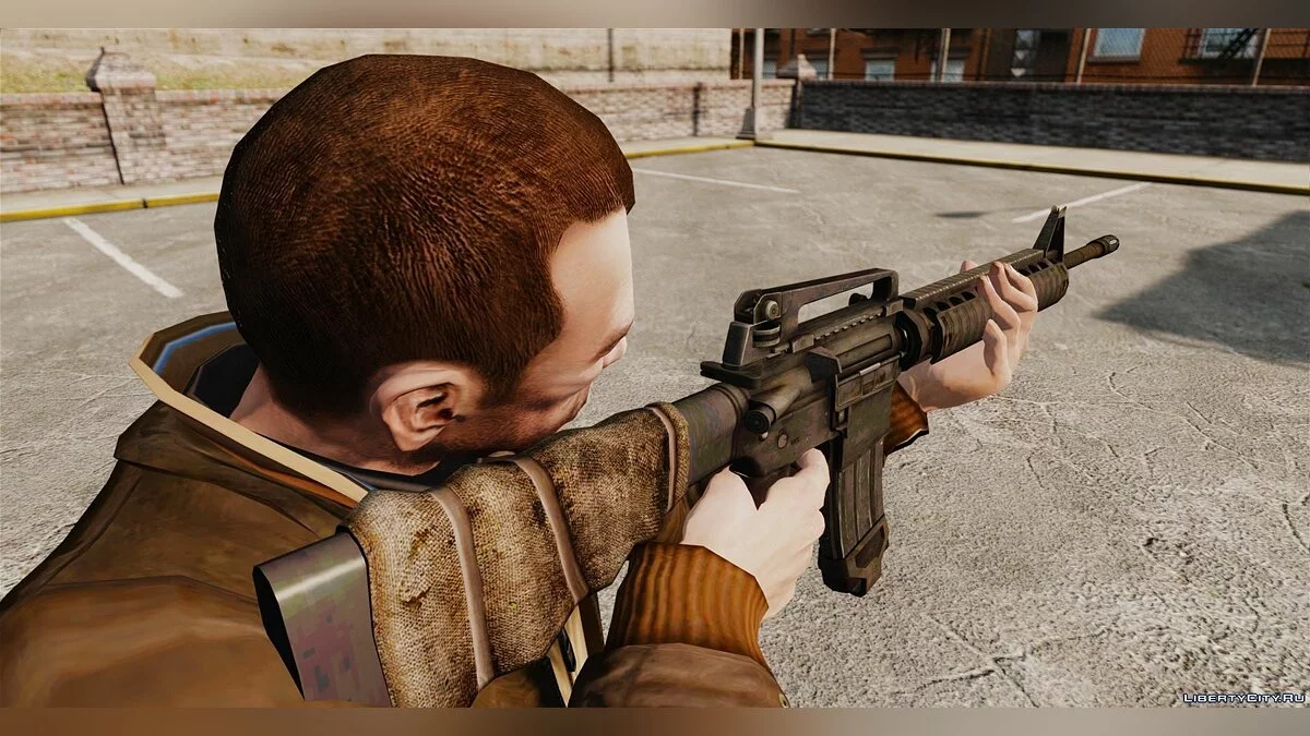 Американская штурмовая винтовка M16A4 / GTA 4