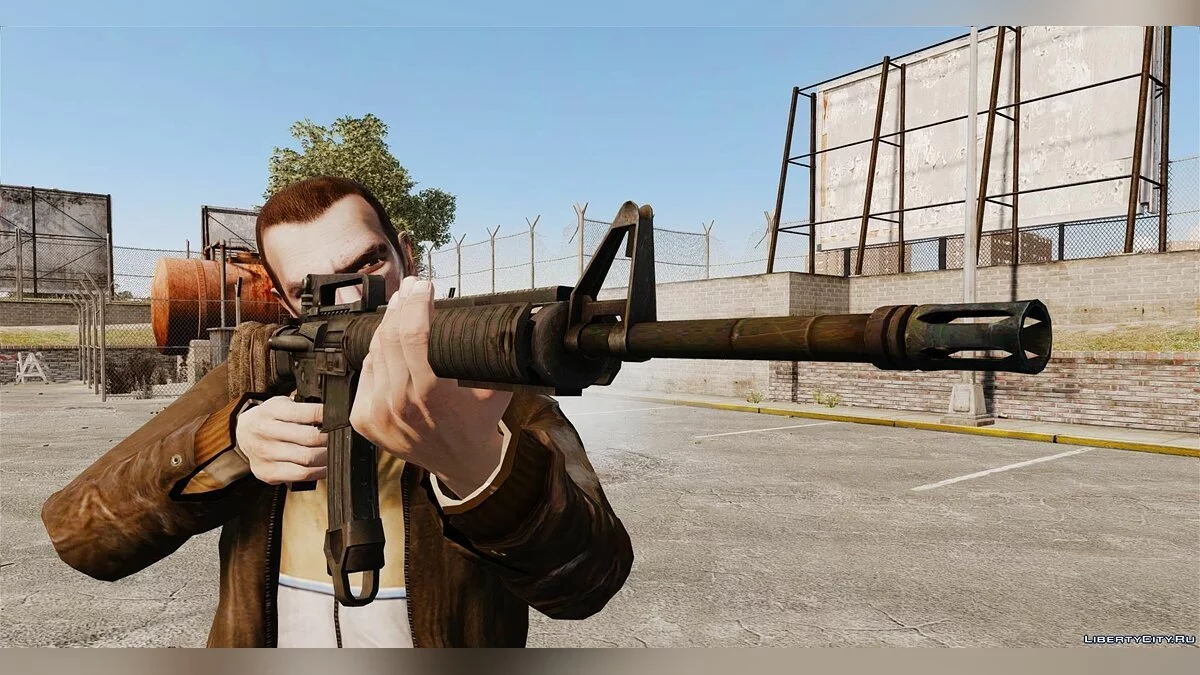 Американская штурмовая винтовка M16A4 / GTA 4