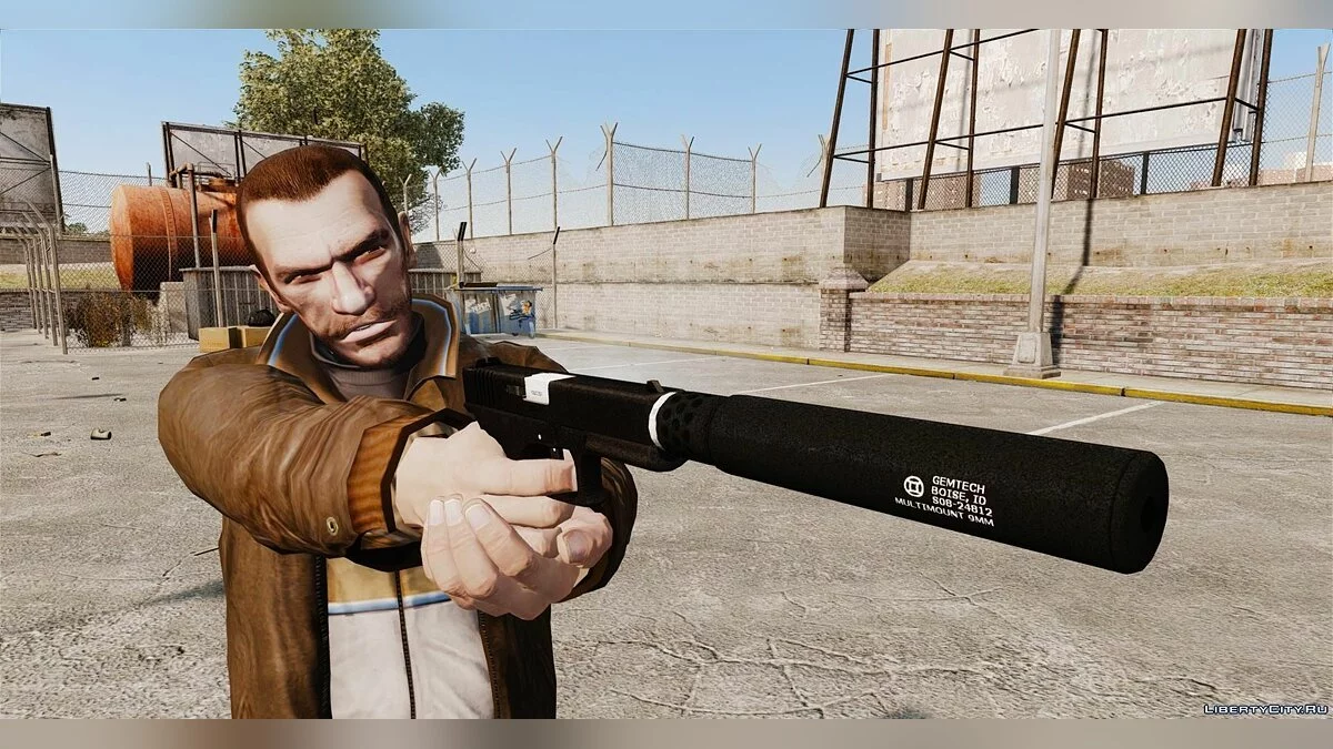 Самозарядный пистолет Glock 17 / GTA 4