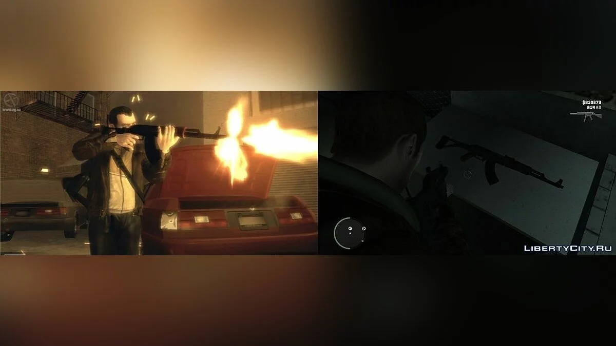 Возвращение GTA 4 BETA Часть 2 Оружия / GTA 4