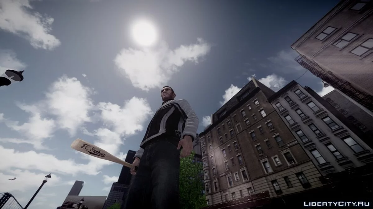 [HD] Деревянная бейсбольная бита / GTA 4