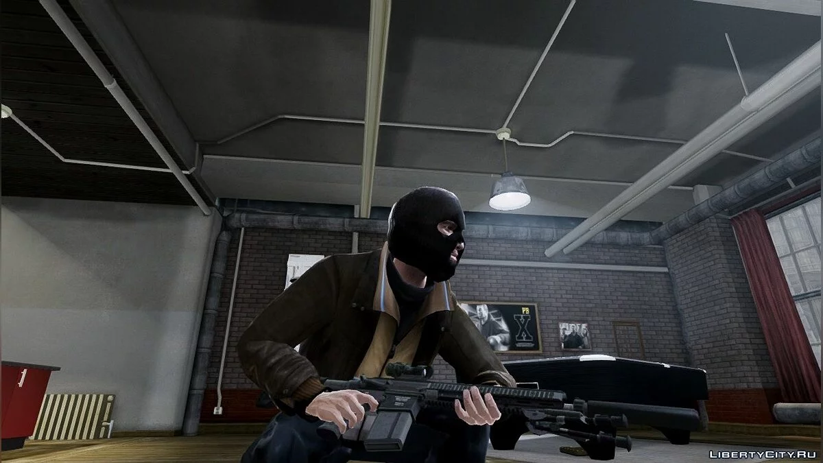 HK417 Battle Rifle(w/Silencer and ACOG) / GTA 4