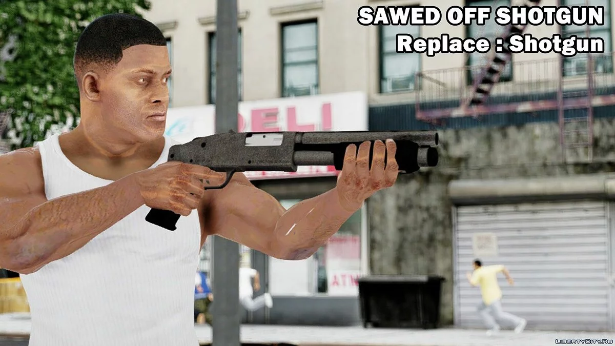 GTA V Shotgun Pack with Flashlight / GTA 4