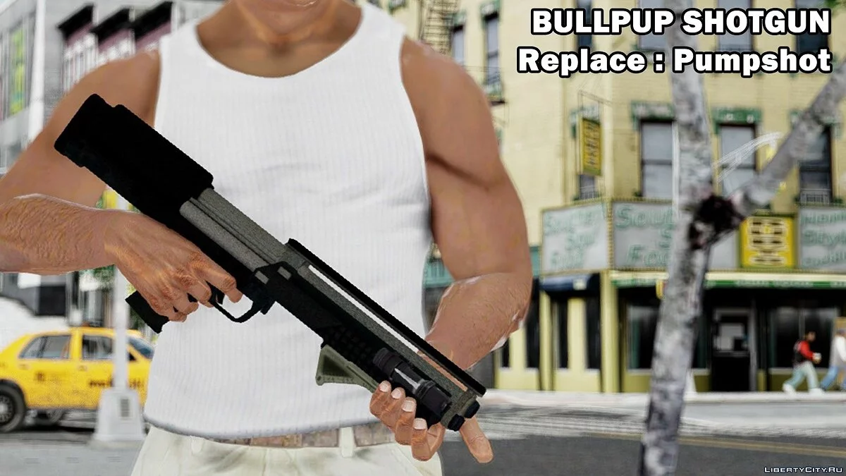 GTA V Shotgun Pack with Flashlight / GTA 4