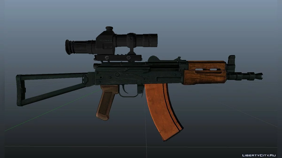 АКС-74У из Battlefield 4 / GTA 4