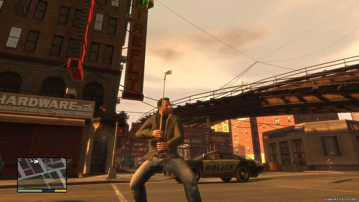 GTA V Broke Bottle and Golf Putter / GTA 4
