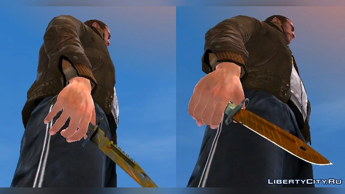 Ножи из CS:GO / GTA 4