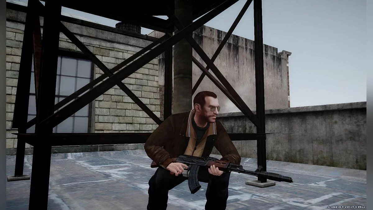 Автомат АК-47 Muzzle brake / GTA 4