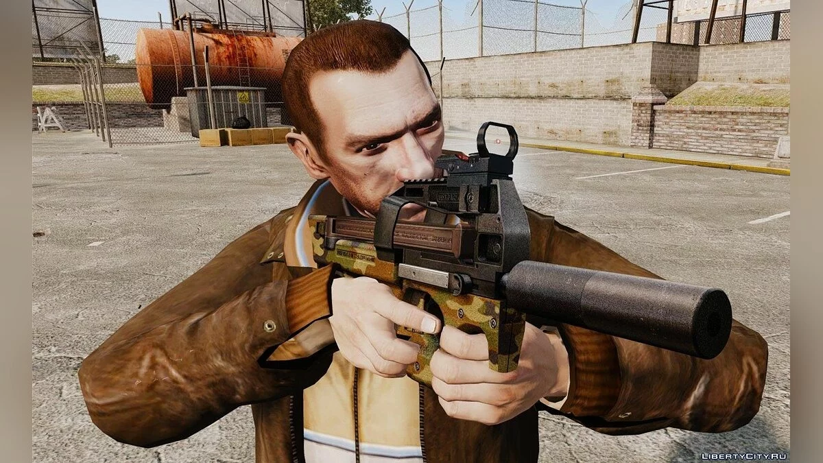 Бельгийский пистолет-пулемёт FN P90 v5 / GTA 4